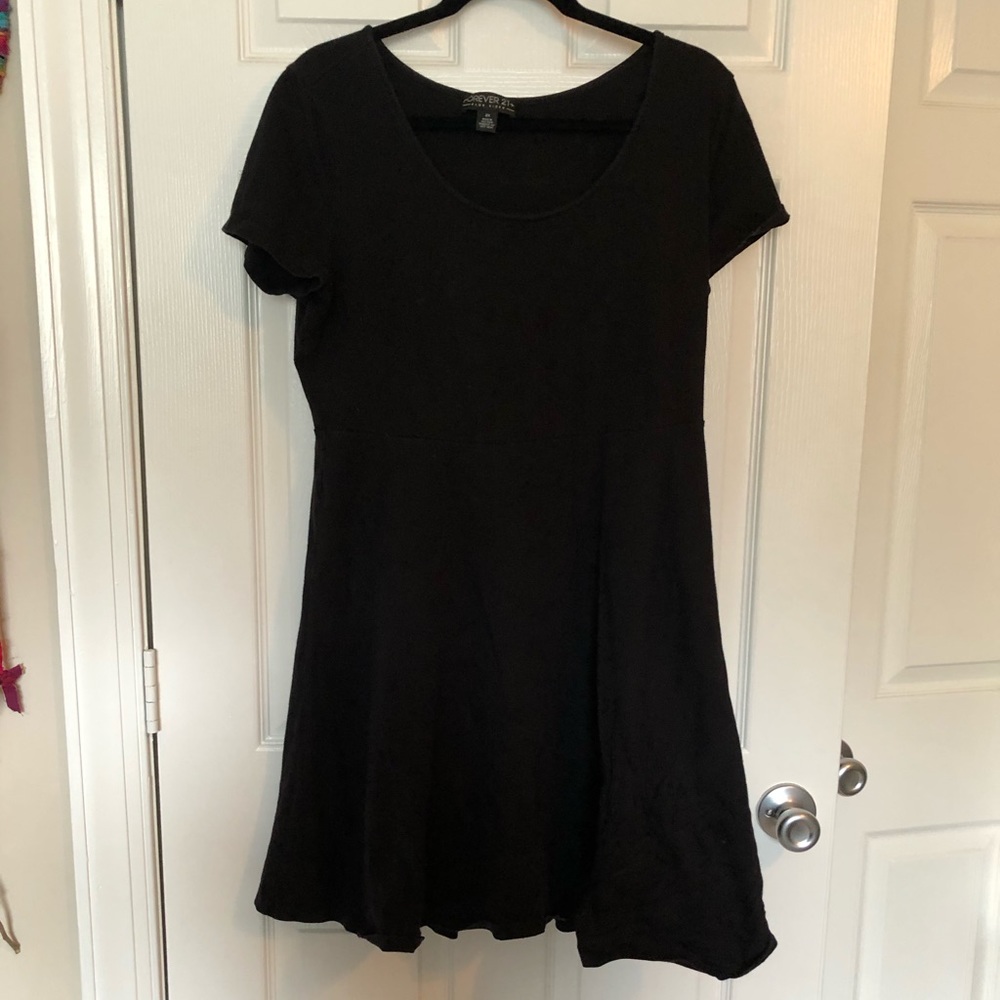 Black skater dress